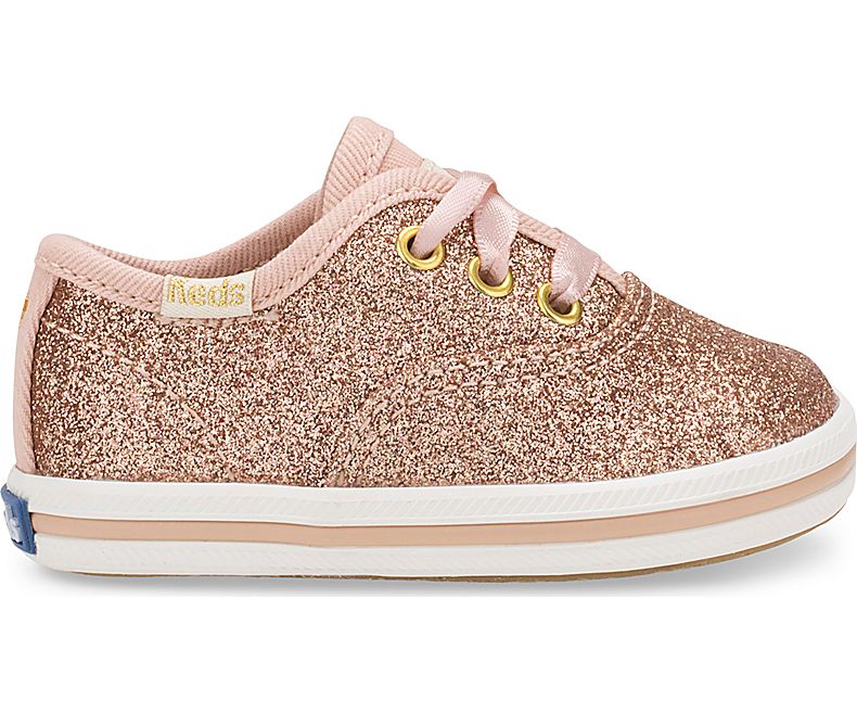Keds Women's Little Kid Rose Gold Casuals Shoes - OH7962431